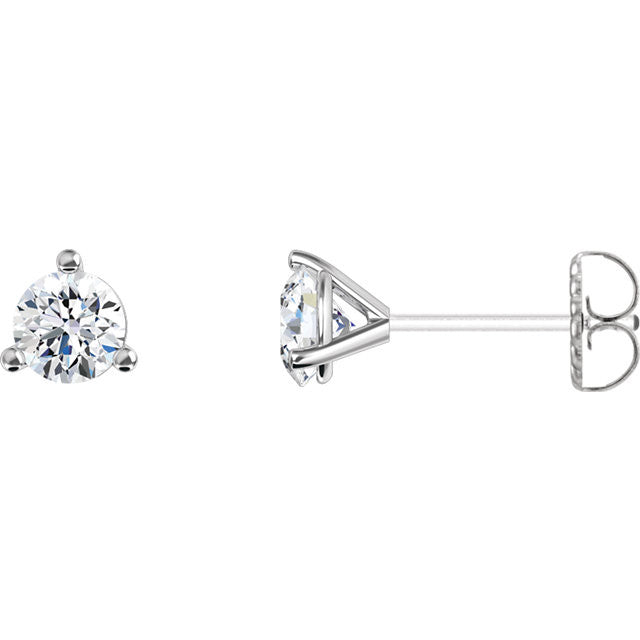 Martini Diamond Stud Earrings