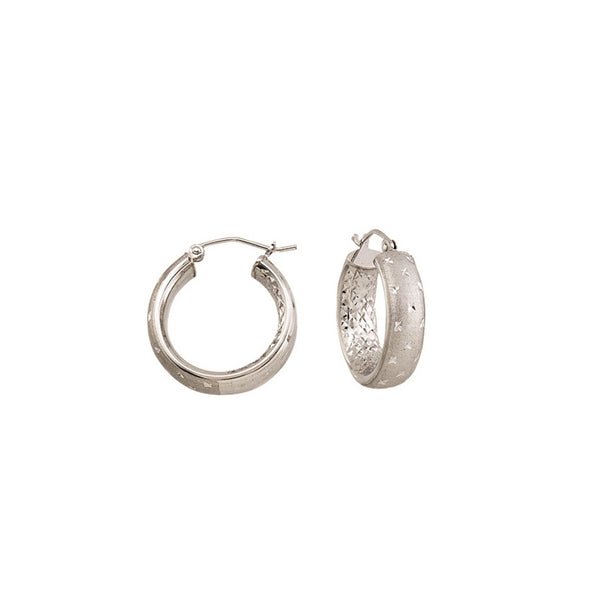 Gold Twinkle Hoop Earrings