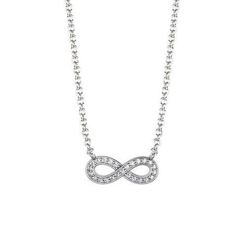 Diamond Infinity Necklace