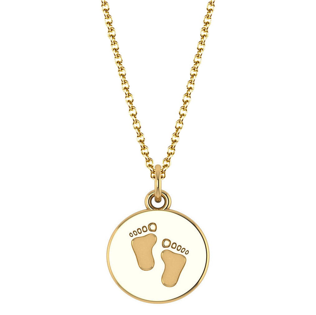 Baby Footprints Necklace