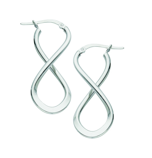 Infinity Hoop Earrings