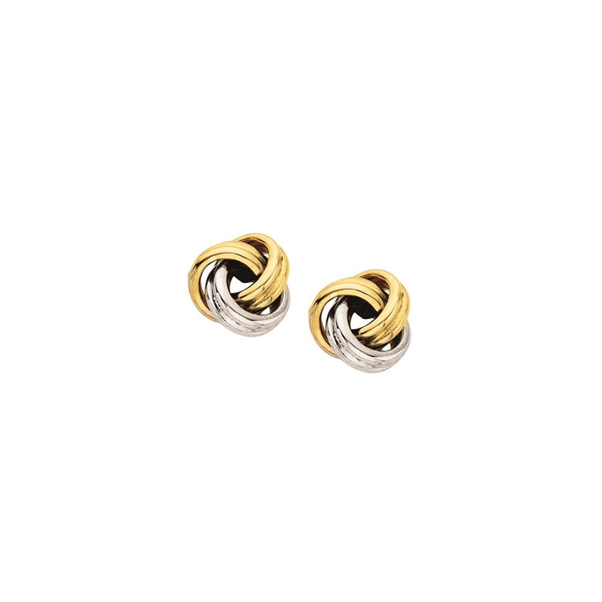 Gold Lover's Knot Earrings