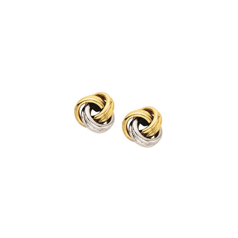 Gold Lover's Knot Earrings