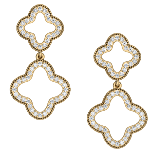 Clover Drop Earrings