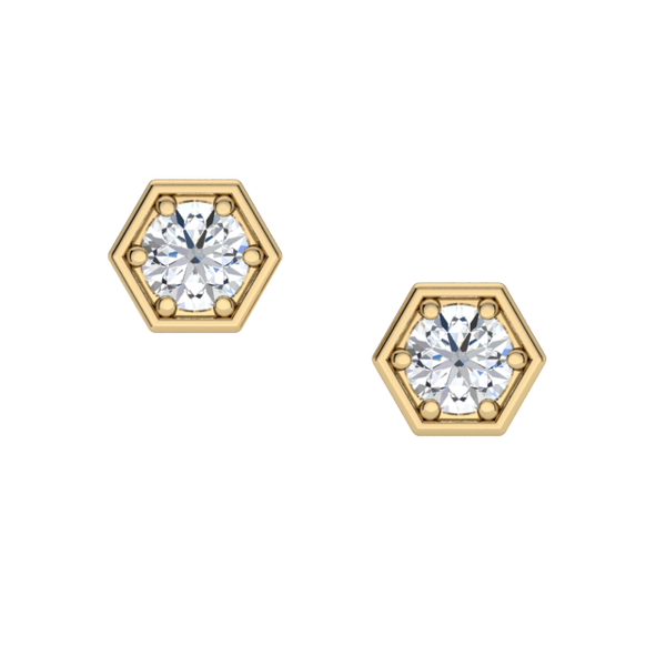 Hexagon Studs