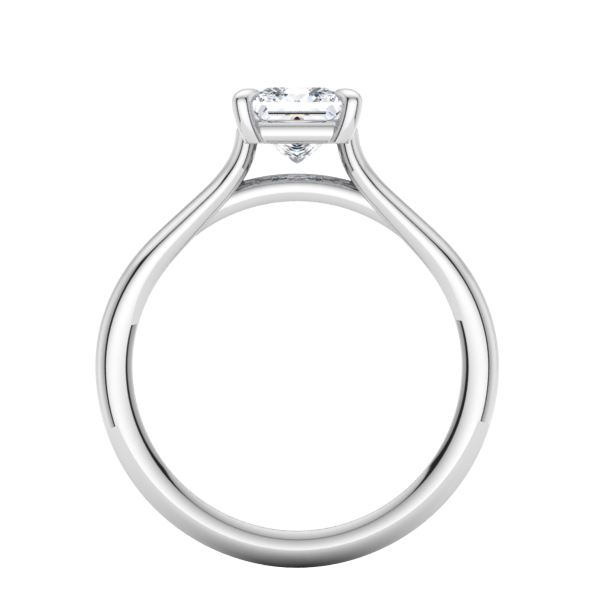 Classic Princess Solitaire Engagement Ring