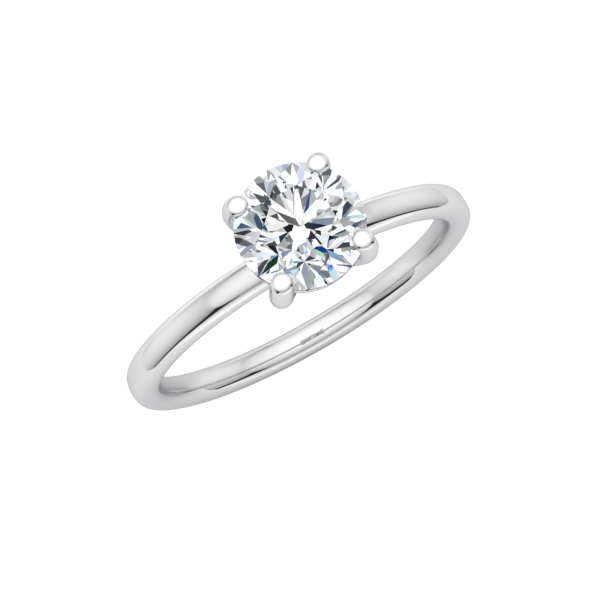 Petite Comfort Fit Solitaire Engagement Ring