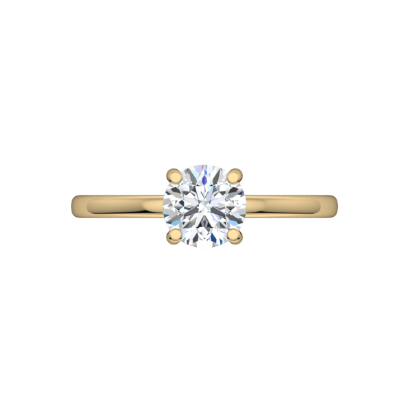 Petite Comfort Fit Solitaire Engagement Ring