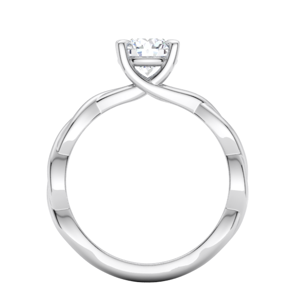 Infinity Solitaire Engagement Ring