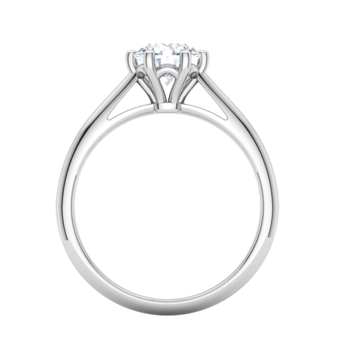 Blossom Solitaire Engagement Ring