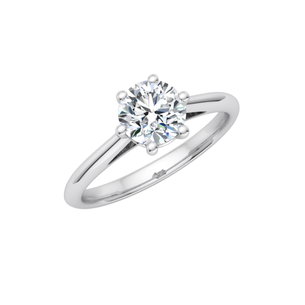 Blossom Solitaire Engagement Ring