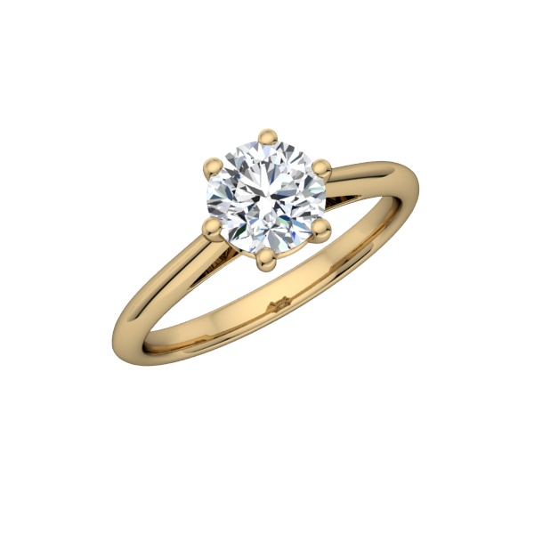 Blossom Solitaire Engagement Ring