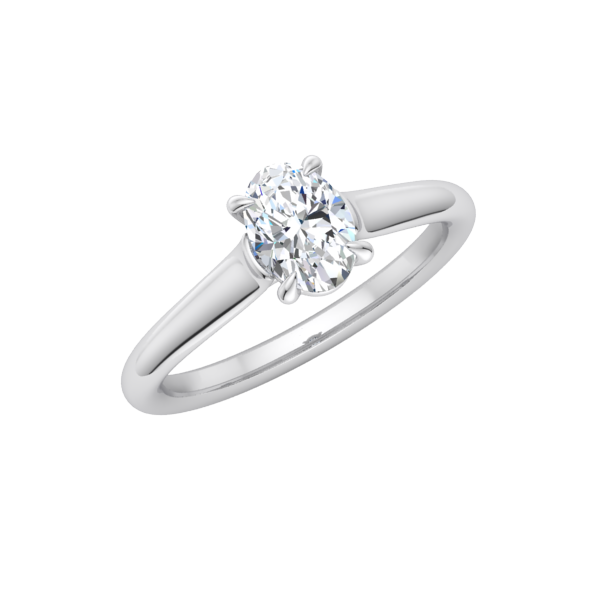 Classic Oval Solitaire Engagement Ring