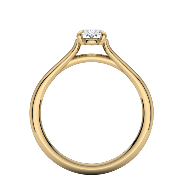 Classic Oval Solitaire Engagement Ring