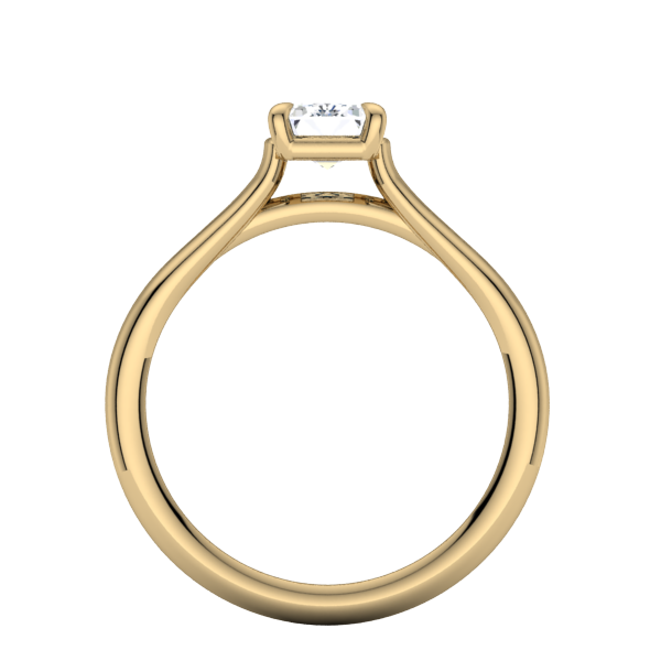 Classic Emerald Solitaire Engagement Ring