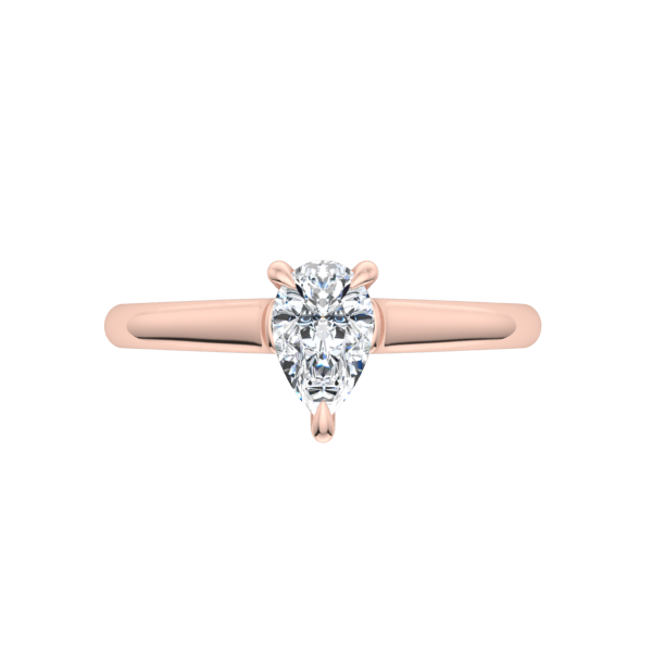 Classic Pear Solitaire Engagement Ring
