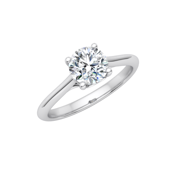 Fleur Solitaire Engagement Ring