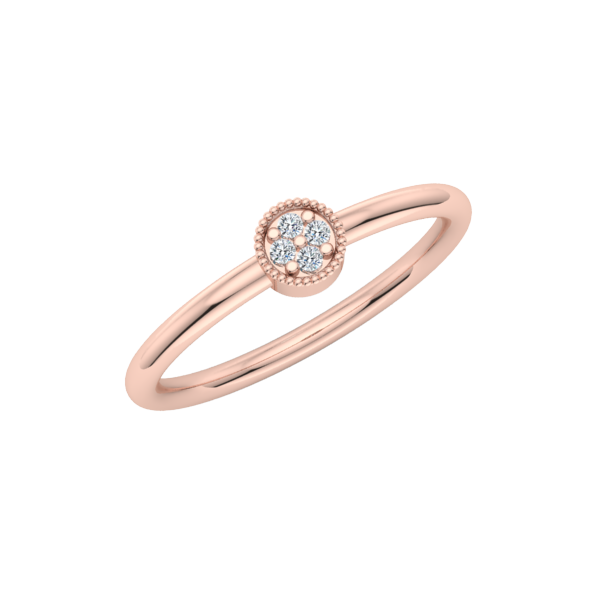 Beaded Circle Stack Ring