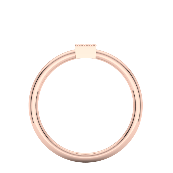 Beaded Square Stack Ring