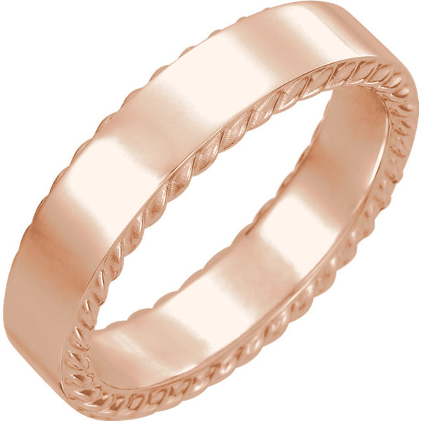 Rope Wedding Band