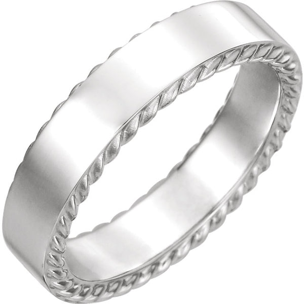 Rope Wedding Band