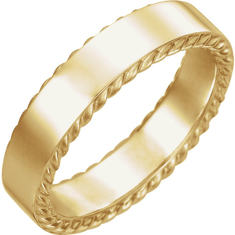 Rope Wedding Band