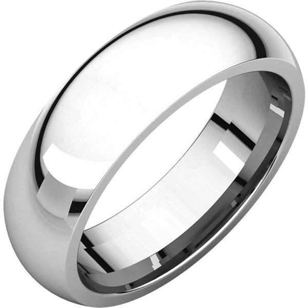 Classic Platinum Wedding Band